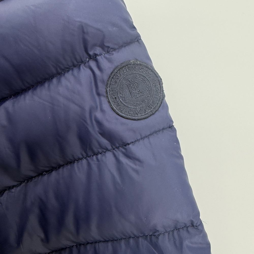 Lauren Ralph Lauren Women's Down Puffer Jacket Coat Navy Blue XL NWT $225 - Picture 12 of 16